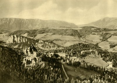 Der Schneeberg und das Rax-Gebirge, Semmering, Niederösterreich, ca. 1935 von Unbekannt