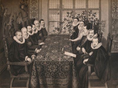 Die Somerset-Haus-Konferenz, 1604, 1604, 1904 von Unbekannt