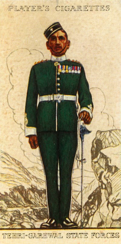 Die Tehri-Garhwal-Streitkräfte, 1936 von Unbekannt