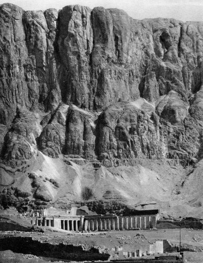 Der Tempel von Deir-El-Bahari, Ägypten, 1936 von Unbekannt