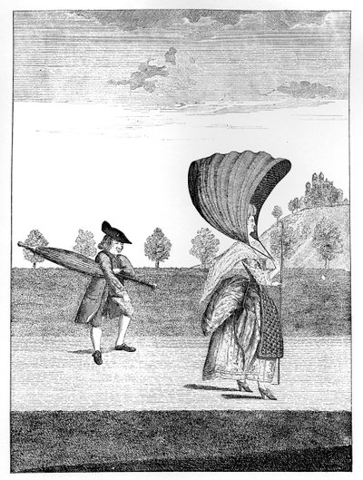 Die Gesellschaft in Greenwich: A la festoon dans le park a Greenwich 1777 von Unbekannt