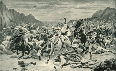 Der Sieg von Kandahar Kavallerie-Verfolgung zum Arghandab-Fluss, 1901 von Unbekannt