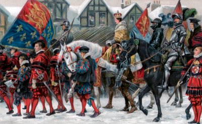 Die Krönung von Edward VI., 20. Februar 1547, 1902 von Unbekannt