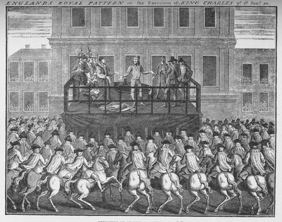 Die Hinrichtung von König Karl I., 30. Januar 1649, um 1735, 1903 von Unbekannt