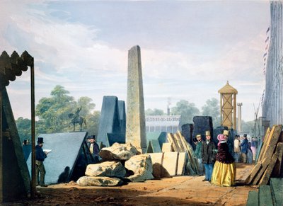 Das Äußere, Große Ausstellung, Hyde Park, London, 1851 von Unbekannt