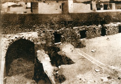 Die große Terrasse auf dem Criptoportico, Pompeji, Italien, ca. 1900er von Unbekannt