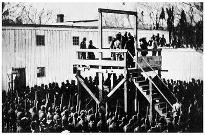 Die Hinrichtung von Henry Wirz, Washington DC, USA, 1865 1955 von Unbekannt