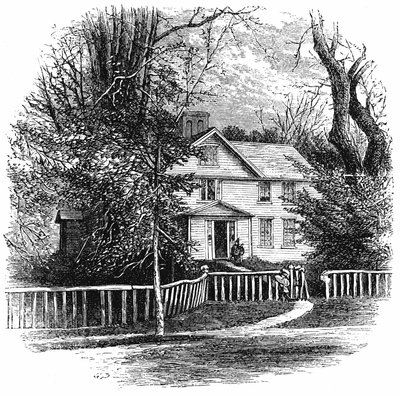 Das Haus von Amos Benson Alcott, Concord, Massachusetts von Unbekannt