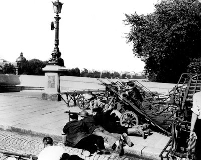 Die Befreiung von Paris, August 1944 von Unbekannt