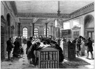 Das neue Testamentsregisterbüro, Somerset House, London, 1875 von Unbekannt