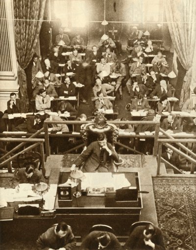 Eröffnung des Dáil Éireann, Dublin, Irland von Unbekannt