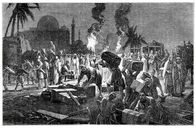Die Überlandroute, Boulak, Ägypten, 1900 von Unbekannt