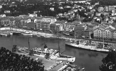 Der Hafen von Mont Boron, Nizza, Frankreich, frühes 20. Jahrhundert von Unbekannt