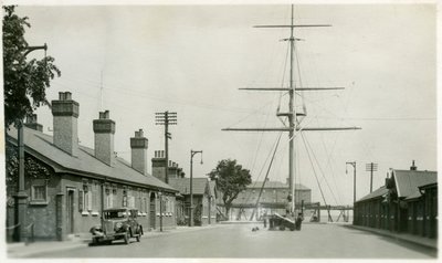 Das Achterdeck, Ausbildungseinrichtung der Royal Navy, Shotley, Suffolk, 1936 von Unbekannt