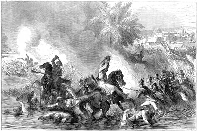 Der Ausfall der Garnison von Dschalalabad, Afghanistan, 1842 von Unbekannt