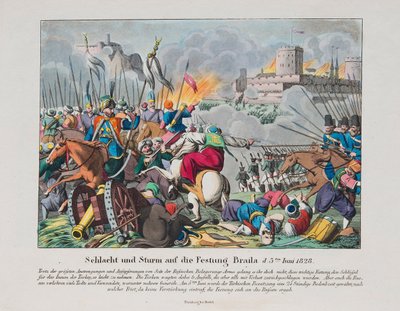 Die Erstürmung der Festung Brailov am 15. Juni 1828 von Unbekannt