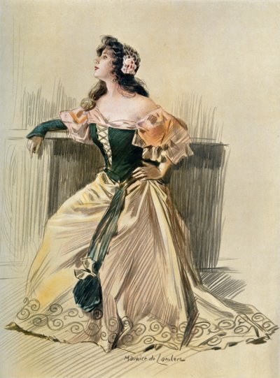 Theatre De La Porte-Saint-Martin - Falstaff - Nelly. - Mlle. Pannetier, 1904 von Unbekannt