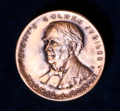 Thomas Alva Edison, amerikanischer Physiker und Erfinder, 1929 von Unbekannt