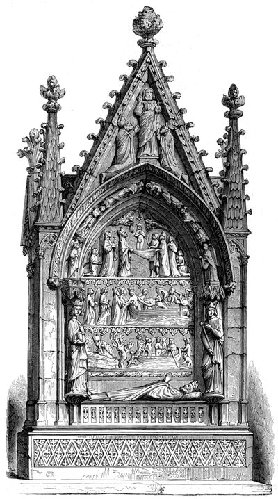 Grab von Dagobert I, Merowingerkönig, Basilika Saint-Denis von Unbekannt