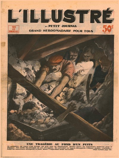 Tragödie am Grund eines Brunnens, 1932 von Unbekannt