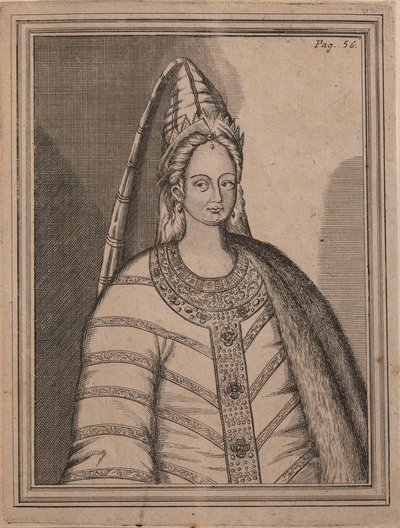 Zarin Irina Godunova, die Frau von Zar Feodor I. von Russland von Unbekannt