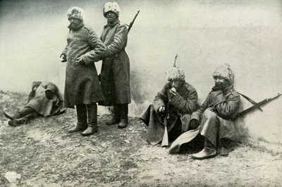 Typen der russischen Armee, 1919 von Unbekannt
