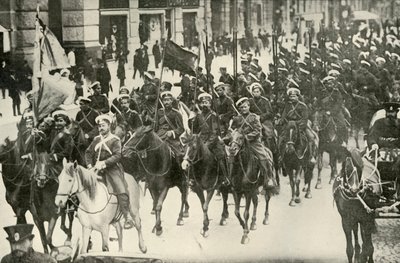 Typen der russischen Kavallerie, 1919 von Unbekannt