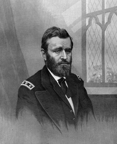 Ulysses S. Grant, 18. Präsident der Vereinigten Staaten, 19. Jahrhundert von Unbekannt