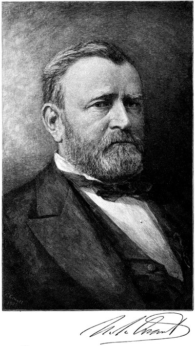 Ulysses S. Grant, amerikanischer Soldat und Staatsmann, späte 19. Jahrhundert von Unbekannt