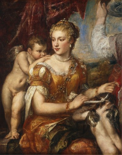 Venus verbindet Amor die Augen, ca. 1566-1570 oder ca. 1576-1580 von Unbekannt