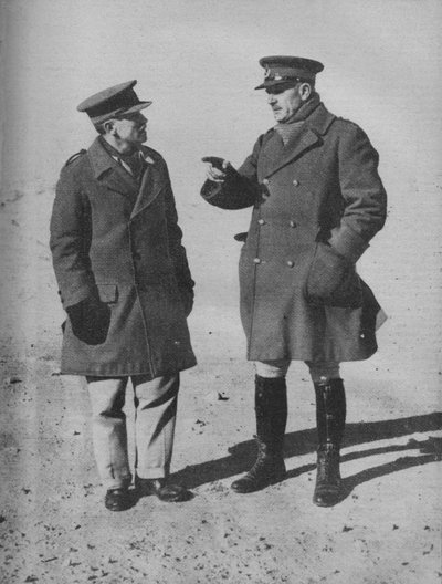 Sieger der Westlichen Wüste in Konferenz, 1941 von Unbekannt