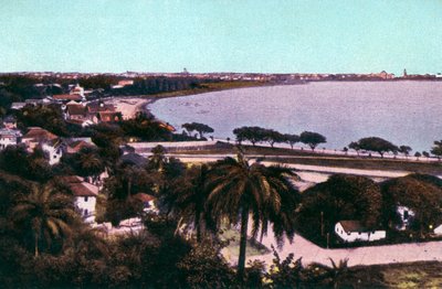 Blick vom Malabar Hill, Bombay, Indien, frühes 20. Jahrhundert von Unbekannt