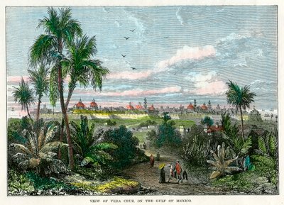 Blick auf Vera Cruz, am Golf von Mexiko, Mexiko von Unbekannt