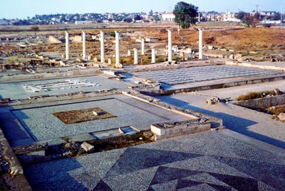 Ansicht der archäologischen Überreste in Pella, Zentralmakedonien von Unbekannt