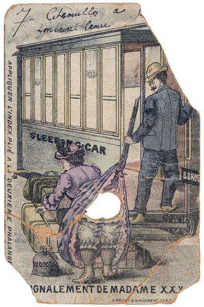 Vintage französische Postkarte, ca. 1900 von Unbekannt