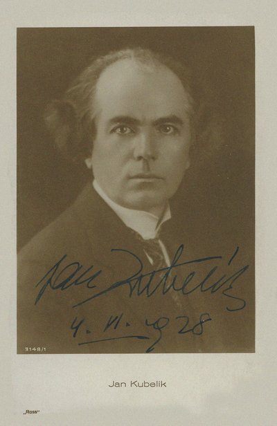 Geiger und Komponist Jan Kubelik 1880-1940, 1928 von Unbekannt