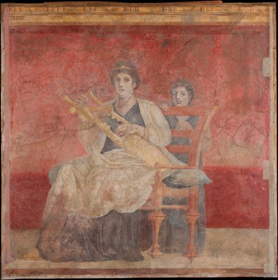 Wandmalerei aus Raum H der Villa von P. Fannius Synistor in Boscoreale, ca. 50-40 v. Chr. von Unbekannt