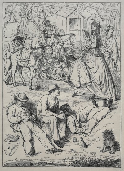 Was wir am Strand gemacht haben - Nichts, 1862 von Unbekannt
