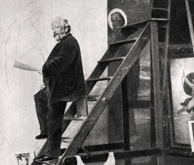 William-Adolphe Bouguereau, französischer Künstler, 1900 von Unbekannt