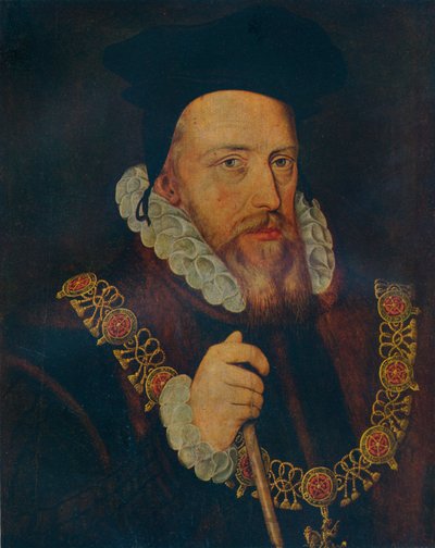 William Cecil, Lord Burghley, 16. Jahrhundert von Unbekannt