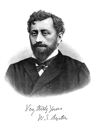 William Edward Ayrton, britischer Physiker, Elektroingenieur und Erfinder, 1892 von Unbekannt