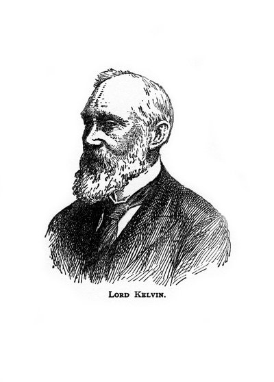 William Thomson, Lord Kelvin, irisch-schottischer Mathematiker, Physiker und Ingenieur, 20. Jahrhundert von Unbekannt