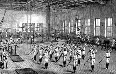 YMCA-Turnhalle, Longacre, London, um 1888 von Unbekannt