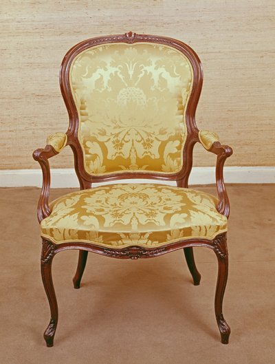 Armstuhl, entworfen von Hepplewhite, ca. 1770 von Unbekannt Unbekannt