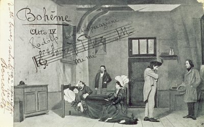 Szene aus Akt IV der Oper 
