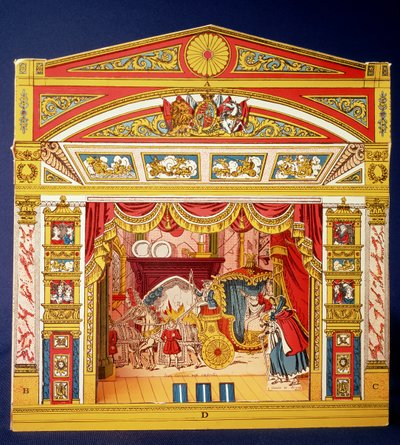 Spielzeugtheater, spätes 19. Jahrhundert von Unbekannt Unbekannt