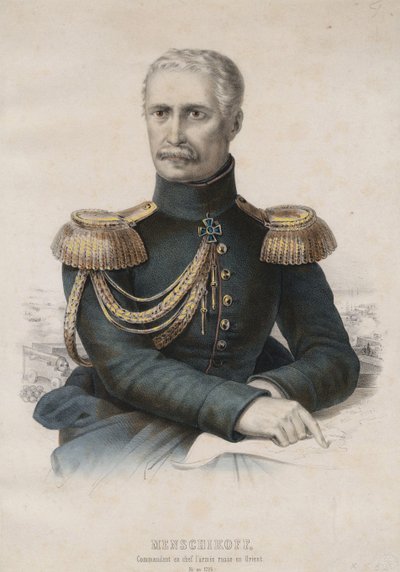 Alexander Sergejewitsch Menschikow - Prinz Alexander Sergejewitsch Menschikow von Unbekannt