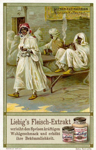 Algerische Szenen: Vor dem Kaffeehaus von Unbekannter Künstler
