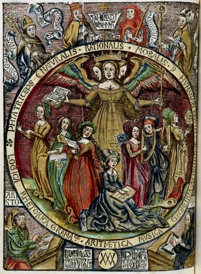 Allegorie der Philosophie, der Künste und der Wissenschaften von Unbekannt