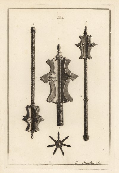 Alte Eisenkeule in der Sammlung von Gustavus Brander von Unbekannt